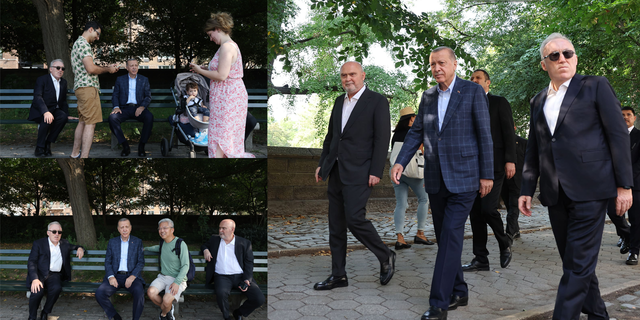 Cumhurbaşkanı Erdoğan, Central Park’ta yürüyüş yaptı...