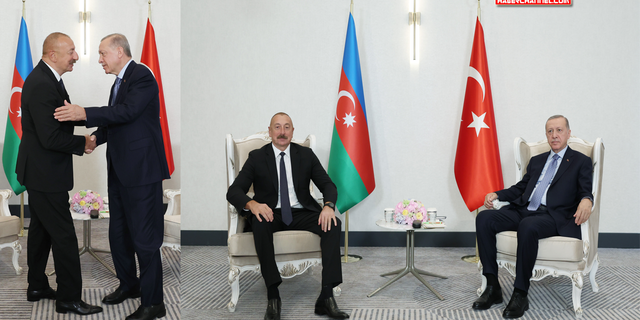 Cumhurbaşkanı Erdoğan, mevkidaşı İlham Aliyev ile ikili görüştü