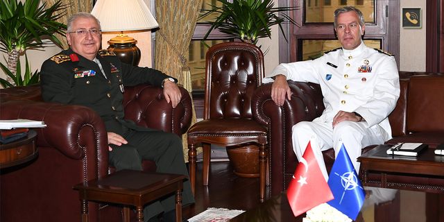Genelkurmay Başkanı Güler, NATO Askeri Komite Başkanı Bauer ile görüştü
