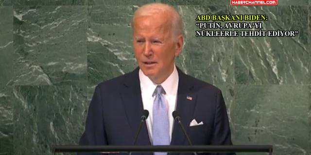 ABD Başkanı Joe Biden, BM Genel Kurulu’nda Rusya’yı hedef aldı