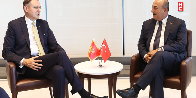 Bakan Çavuşoğlu, Karadağ Dışişleri Bakanı Krivokapic ile görüştü