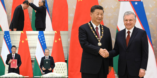 Özbekistan’dan Çin lideri Şi Cinping'e ‘Üst Düzey Dostluk Nişanı’ verildi...