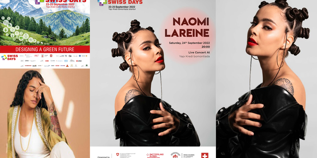 2022 Swiss Days Istanbul sahnesi: İsviçre'li ünlü şarkıcı Naomi Lareine!