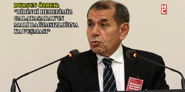 Dursun Özbek: "Adanın varlığının sebebi Galatasaray için çok önemli"