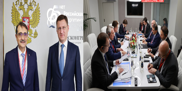 Enerji Bakanı Dönmez, Rusya Başbakan Yardımcısı Novak ile görüştü