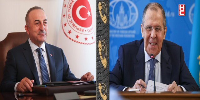 Dışişleri Bakanı Mevlüt Çavuşoğlu, Rus mevkidaşı Lavrov ile görüştü