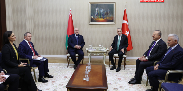 Cumhurbaşkanı Erdoğan, Belarus Devlet Başkanı Lukaşenko ile görüştü