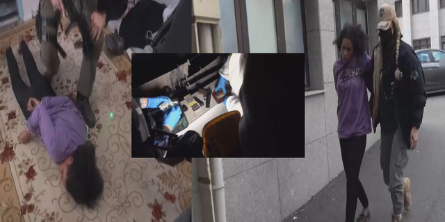 Taksim'deki saldırıyı gerçekleştiren teröristin yakalanması polis kamerasında