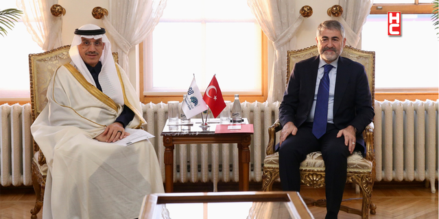 Hazine Bakanı Nebati, İslam Kalkınma Bankası Başkanı Al Jasser ile görüştü