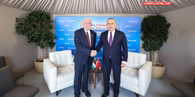 Bakan Çavuşoğlu, Filistin Dışişleri Bakanı Raid Malki ile görüştü