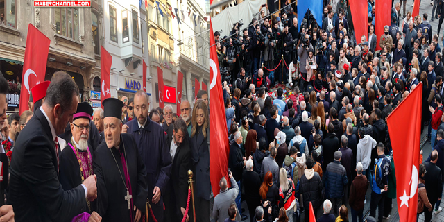 İstiklal Caddesi'nde teröre karşı birlik ve beraberlik yürüyüşü düzenlendi...