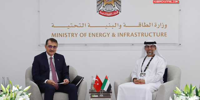 Enerji Bakanı Dönmez, BAE Enerji ve Altyapı Bakanı Mazrouie ile görüştü