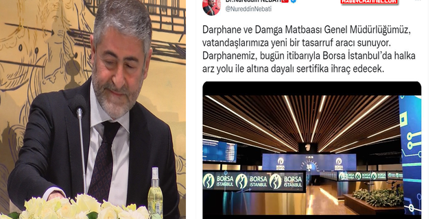 Bakan Nebati: "Darphanemiz, Borsa İstanbul'da altına dayalı sertifika ihraç edecek"