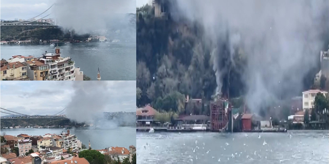 Beykoz'da yangın: "Duman boğaz'da bir çok noktada görülüyor"