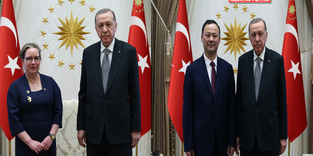 Cumhurbaşkanı Erdoğan, İsrail ve Kırgızistan büyükelçilerini kabul etti