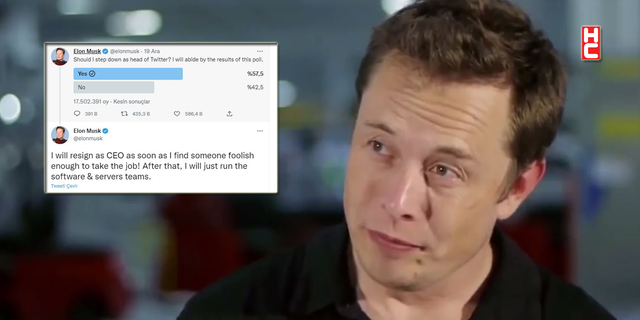 Elon Musk: "İşi alacak birini bulunca istifa edeceğim"