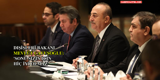 Bakan Çavuşoğlu: "1 mil dahi kara suyu genişlemesine izin vermeyiz"