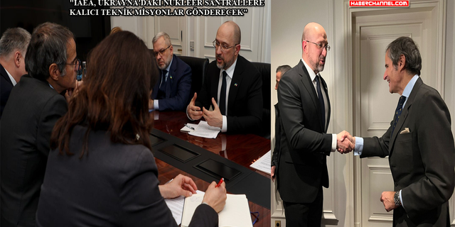 Ukrayna Başbakanı Şminal, Paris'te IAEA Genel Müdürü Grossi ile görüştü