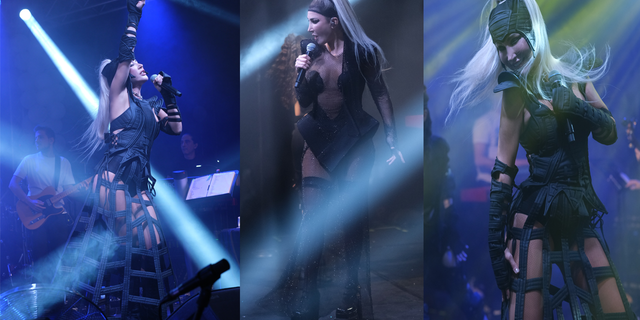 Kıbrıs'ta Hande rüzgarı! sahne performansıyla büyüledi...