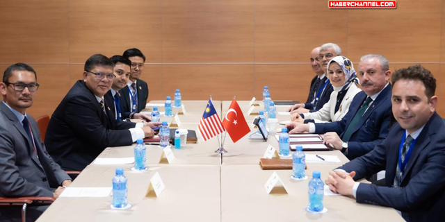 TBMM Başkanı Mustafa Şentop, Malezya Temsilciler Meclisi Başkanı ile görüştü
