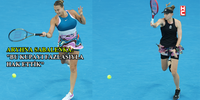 Avustralya Açık tek kadınlarda şampiyon "Aryna Sabalenka"