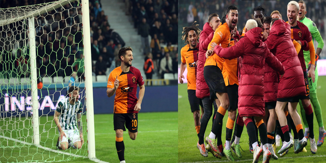 Galatasaray, deplasmanda Bitexen Giresunspor'u 4-0 mağlup etti