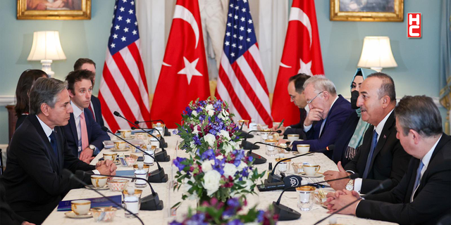 Bakan Çavuşoğlu, ABD’li mevkidaşıyla heyetler arası görüşme gerçekleştirdi