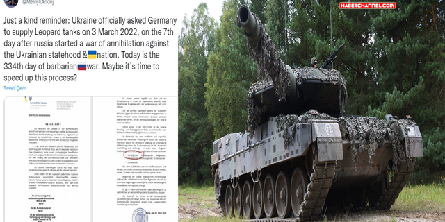 Ukrayna, Leopard tanklarını savaşın ilk haftasında istemiş...