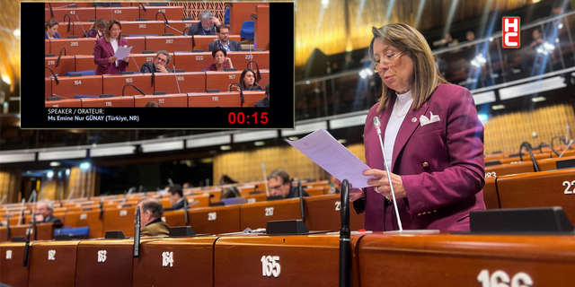 Milletvekili Günay, Avrupa Konseyi Parlamenter Meclisi’ne hitap etti: "Göz yummak teşvik etmektir"
