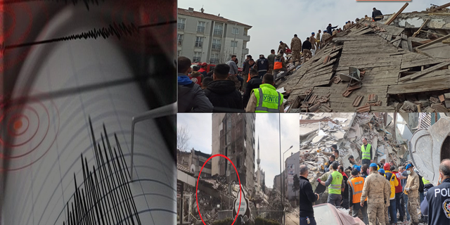Malatya'da 5.6 büyüklüğünde deprem; hasarlı bazı binalar yıkıldı...