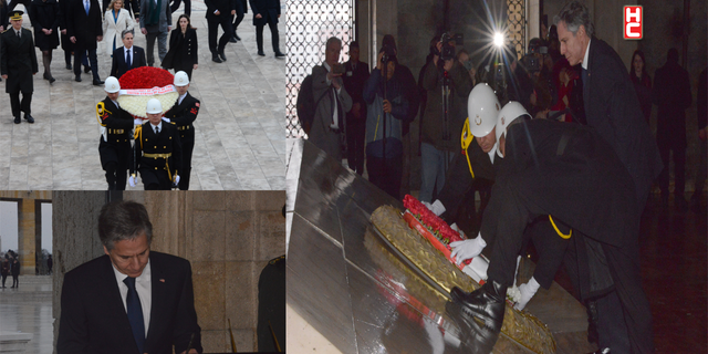 ABD Dışişleri Bakanı Antony Blinken, Anıtkabir'i ziyaret etti