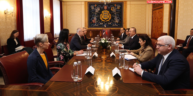 Dışişleri Bakanı Çavuşoğlu, Estonya Cumhurbaşkanı Karis ile görüştü