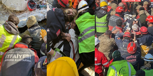 Yangına gelen ekip, 152 saat sonra enkazdan Rukiye'yi çıkardı; itfaiye eri ağladı...