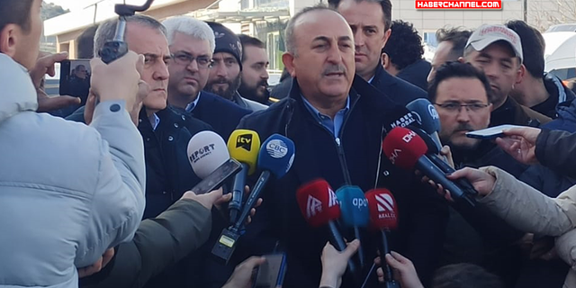 Dışişleri Bakanı Çavuşoğlu, Azerbaycan Dışişleri Bakanı Bayramov ile açıklamalarda bulundu