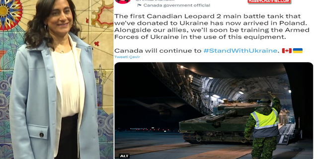 Kanada'nın gönderdiği ilk Leopard tankı, Polonya’ya ulaştı...