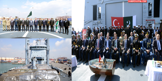 Pakistan'ın ikinci yardım gemisi Mersin Limanı'nda...