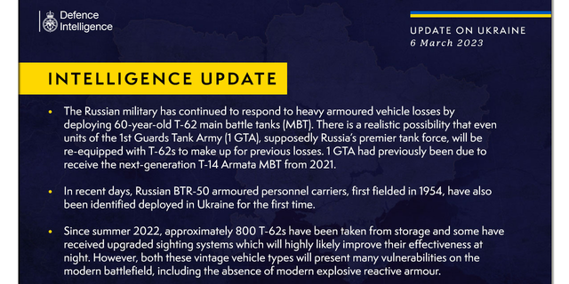İngiltere Savunma Bakanlığı: "Rusya, depodaki eski tanklarını sahaya sürüyor"