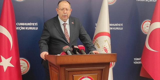 YSK Başkanı Yener: "14 Mayıs'ta yapılacak cumhurbaşkanlığı seçiminde 4 aday yarışacak"