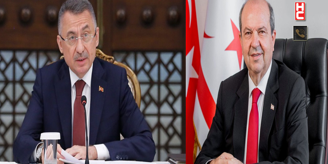 Fuat Oktay'dan KKTC Cumhurbaşkanı Ersin Tatar'a geçmiş olsun telefonu