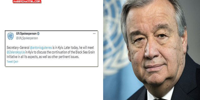 BM Genel Sekreteri Antonio Guterres, Kiev’de