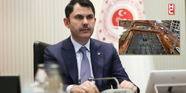 Bakan Murat Kurum: "Deprem bölgesinde 22 bin 467 konutun temeli atıldı"