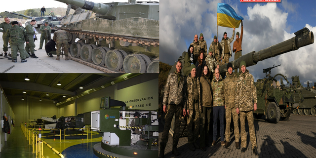 İspanya’da Ukraynalı askerlerin tank eğitimi bu hafta bitiyor...