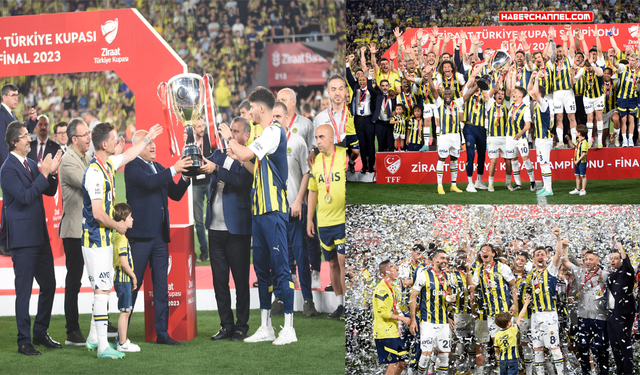 Fenerbahçe kupasına kavuştu...