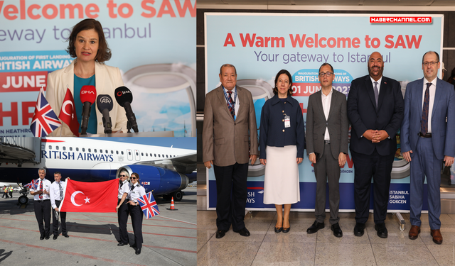 Sabiha Gökçen Havalimanı’ndan British Airways ile Londra uçuşları başladı!