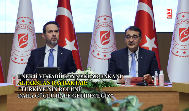 Enerji ve Tabii Kaynaklar Bakanı Alparslan Bayraktar, Fatih Dönmez'den görevi devraldı