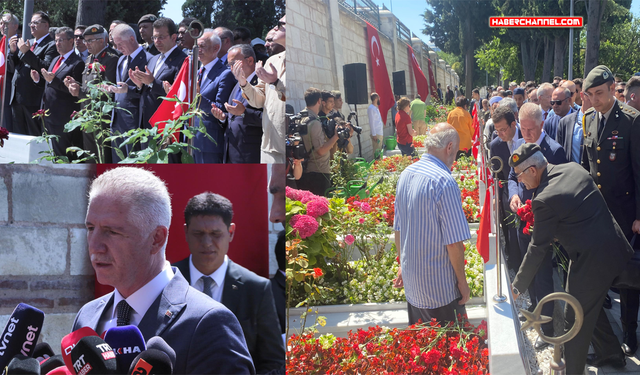 Edirnekapı'da 15 Temmuz Şehitliği'nde anma töreni...