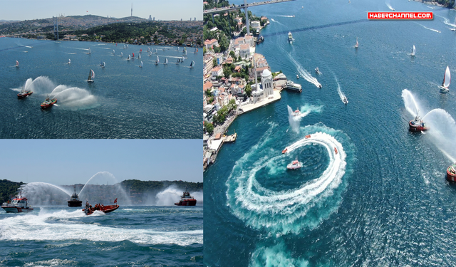 Kıyı Emniyetinden İstanbul Boğazı'nda saygı seyri