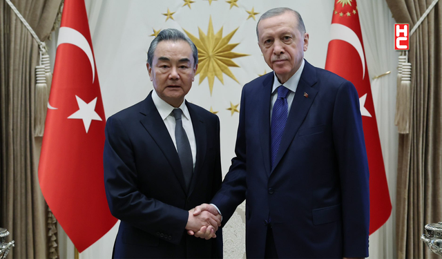 Cumhurbaşkanı Erdoğan, Çin Dışişleri Bakanı Wang Yi'yi kabul etti