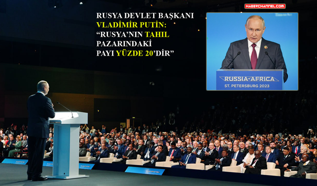 Vladimir Putin: "25 ila 50 bin ton tahılı Afrika’ya ücretsiz verebiliriz"