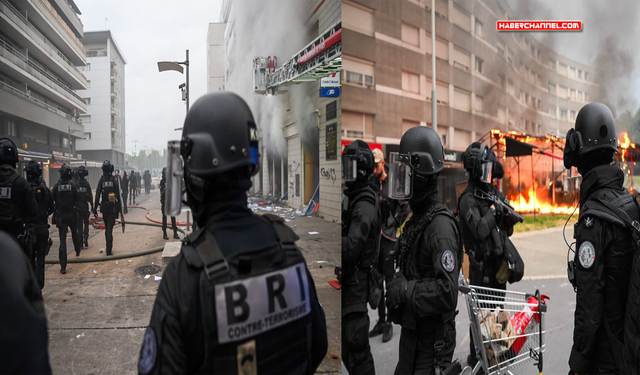 Fransa’daki protestolarda 719 kişi gözaltına alındı...